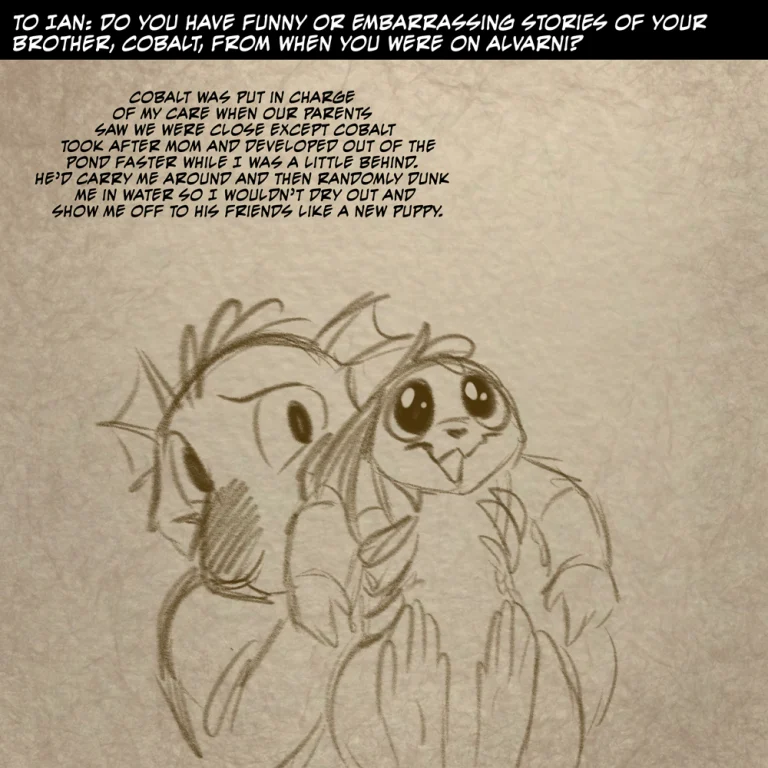 Ask the Cast #23 (2026) — Art by Foxena
