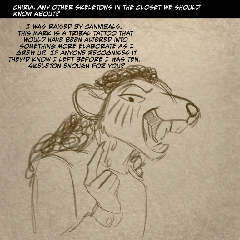 Ask the Cast #3 (2026) — Art by Foxena