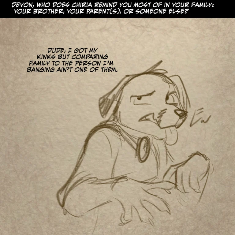 Ask the Cast #4 (2026) — Art by Foxena