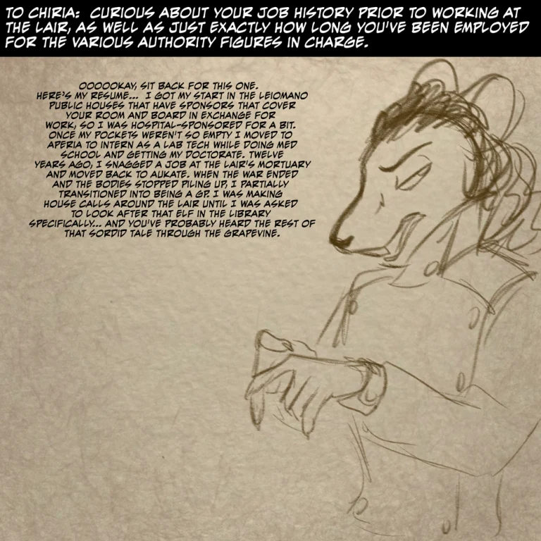 Ask the Cast #8 (2026) — Art by Foxena