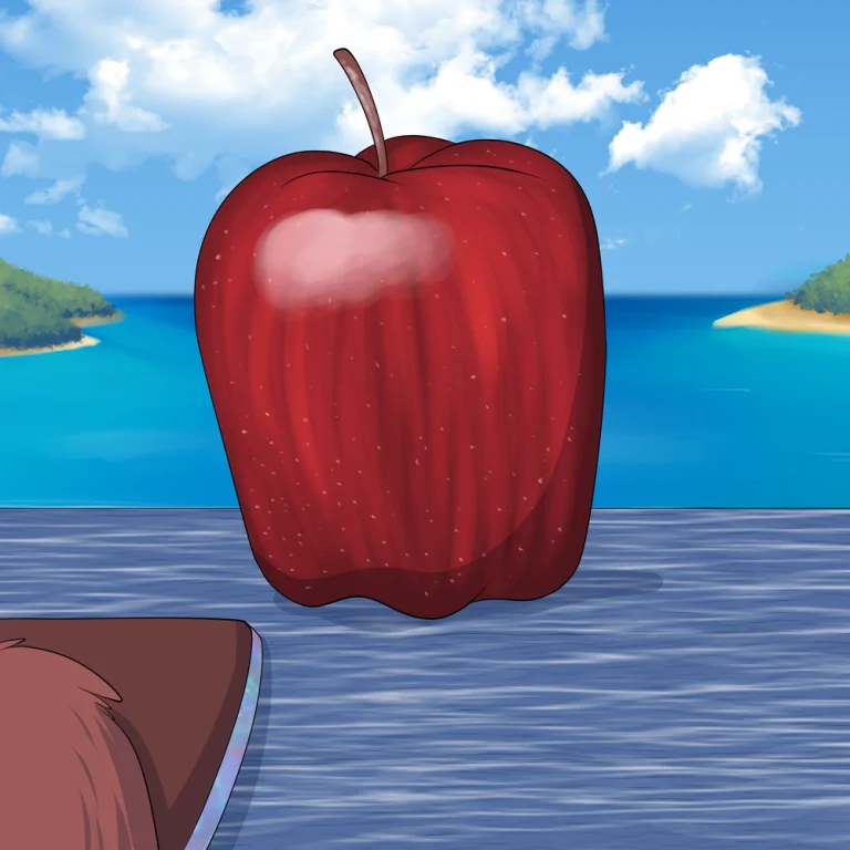 Rain's Instagram: The Red Delicious. — Art by Foxena